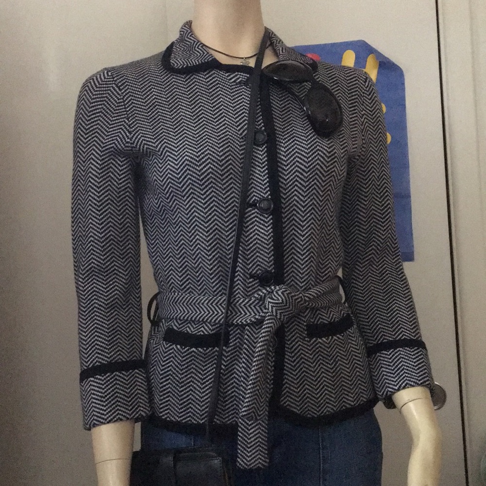 Banana Republic Button Down Sweater w/ Belt